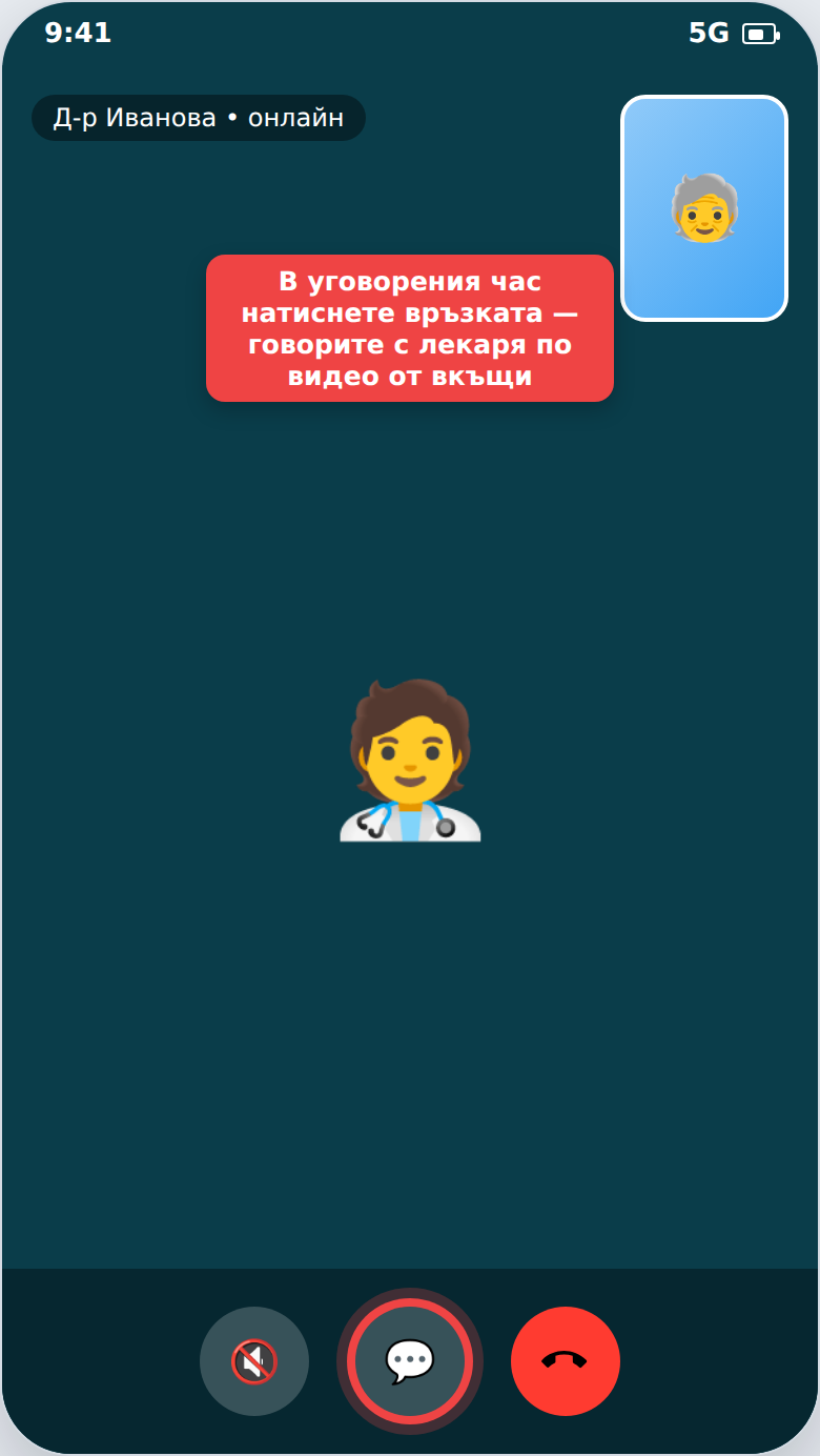 Видео преглед при лекар (телемедицина)