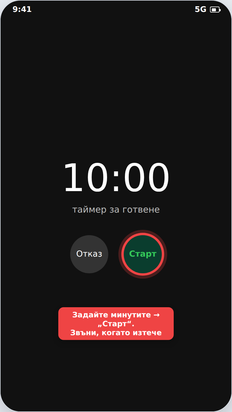 Таймер за готвене